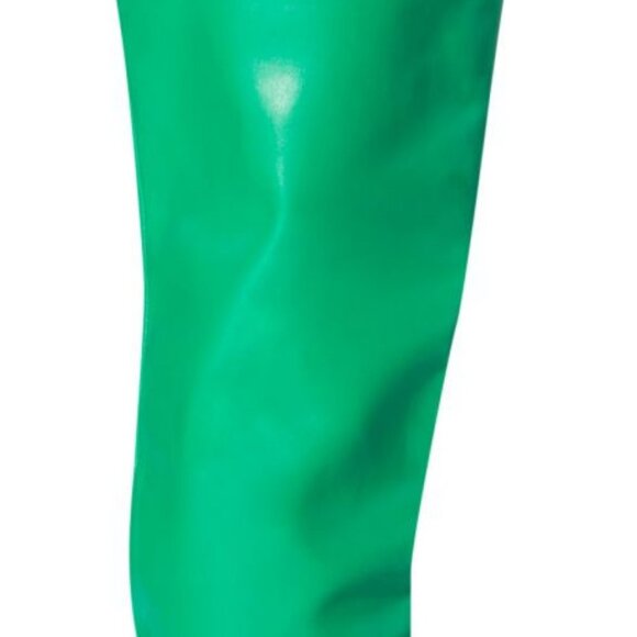 AZALEA WANG " IT'S UP FROM HERE "THIGH HIGH FLATFORM BOOT /GREEN (BRAND NEW !) - Picture 2 of 7